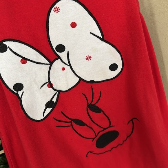 Walt Disney World Girls Minnie Mouse Bow Red Racerback Tank Top Embroidered - Picture 4 of 12